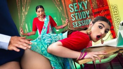 Indian Twins First Cock Experience – Axel Haze,  Julia James, Laynee James